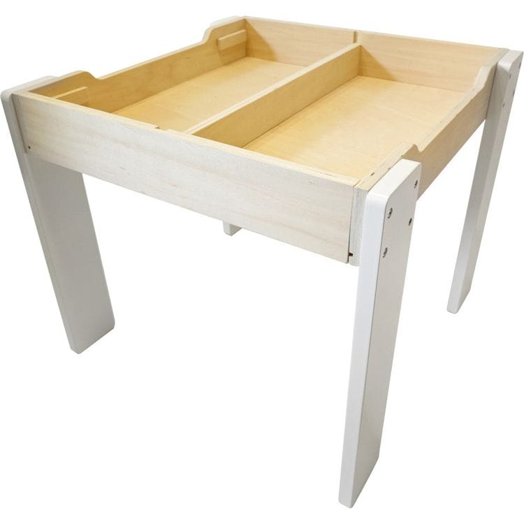 Teamson Kids - Multi-Activity Table with Reversible Tabletop & Chairs Set - Preschool