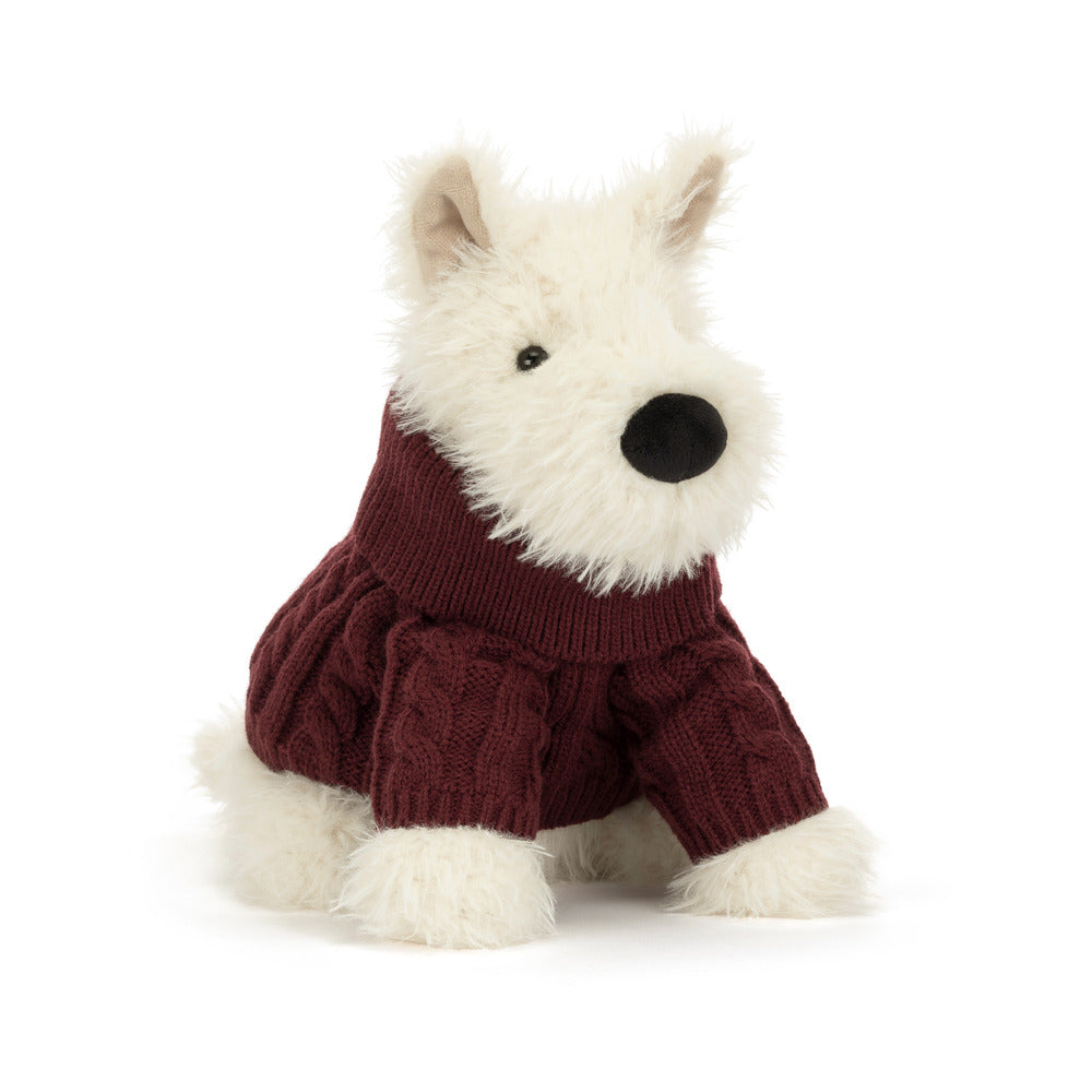 Jellycat, Inc. - Munro Scottie Dog Plush 'Winter Jumper' - Plush