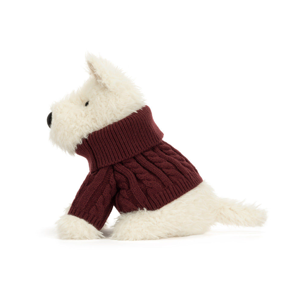 Jellycat, Inc. - Munro Scottie Dog Plush 'Winter Jumper' - Plush