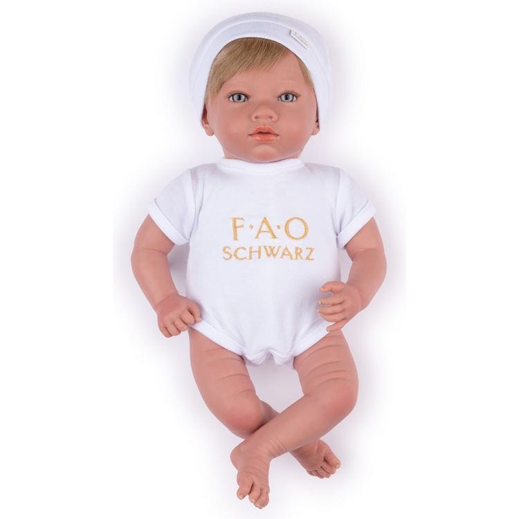 FAO Schwarz - My FAO Doll - Light Skin with Grey Eyes & Blonde Hair - My FAO Doll
