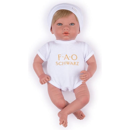 FAO Schwarz - My FAO Doll - Light Skin with Grey Eyes & Blonde Hair - My FAO Doll