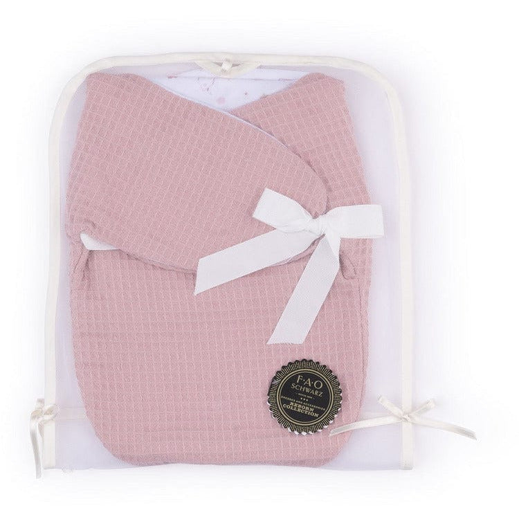 FAO Schwarz - My FAO Doll Swaddle - Vintage Pink - My FAO Doll
