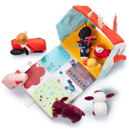 Lilliputiens - My First Farm Fold-out Exploring Set - Infants