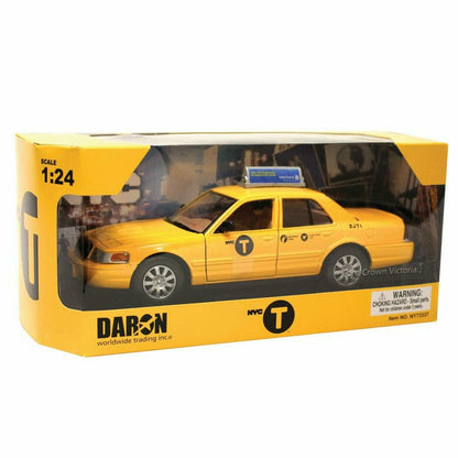 Daron Worldwide Trading, Inc. - NYC Ford Crown Victoria Taxi Die cast - Vehicles
