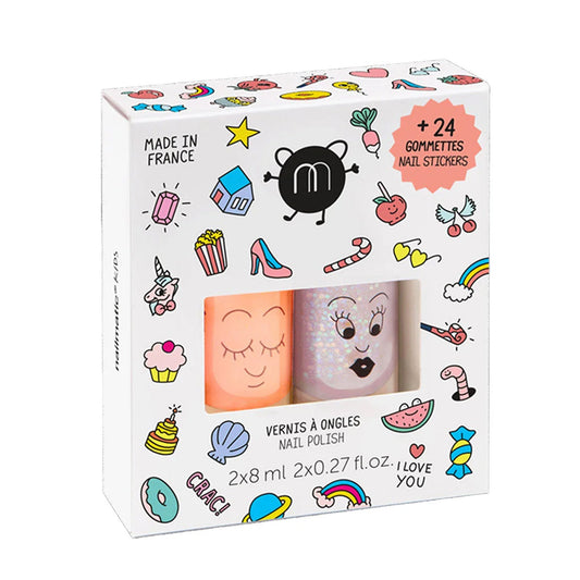 Nailmatic - Nail Polish and Nail Sticker Set for Kids - Trend Accessories