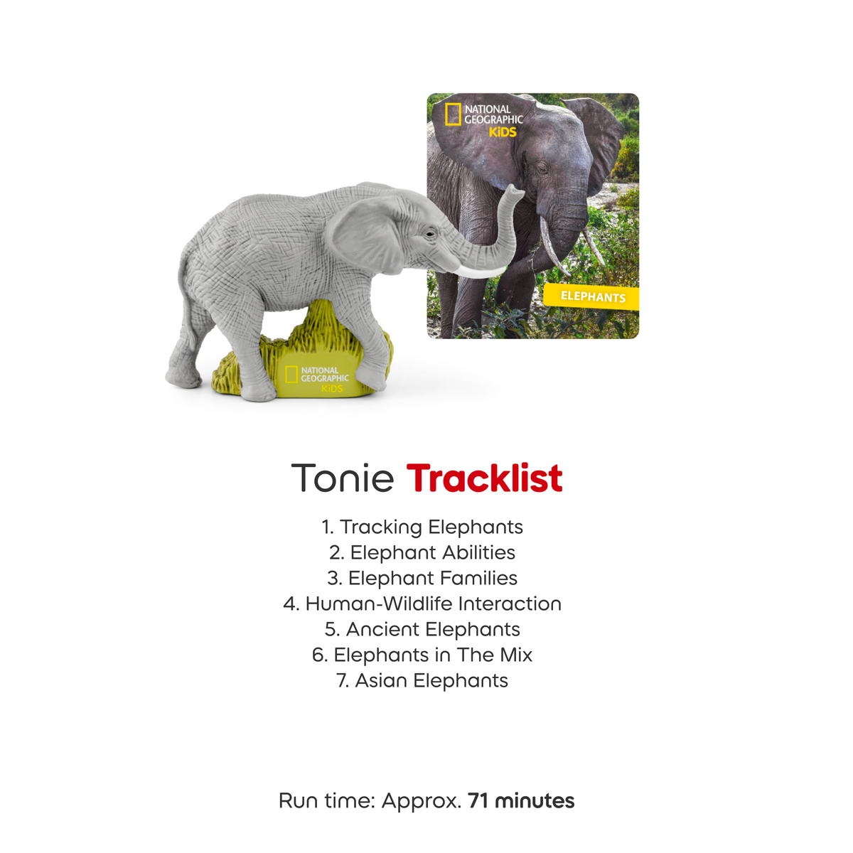 Tonies - National Geographic Kids: Elephants Tonie - Electronics