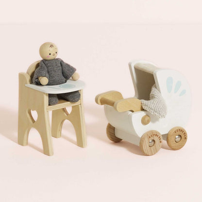 Le Toy Van - Nursery Dollhouse Furniture Set - Dolls