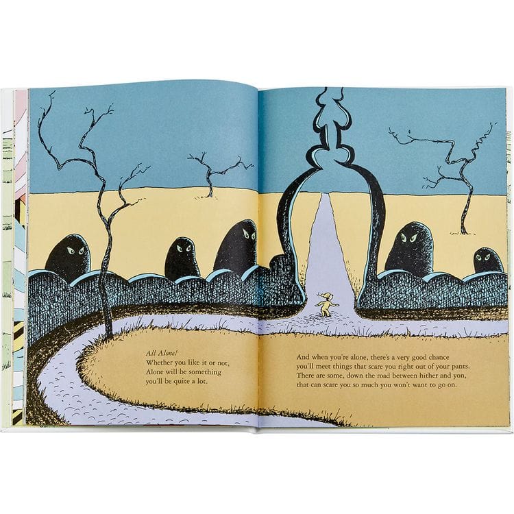 Graphic Image - "Oh The Places You'll Go" by Dr. Seuss Leather-Bound Book - Books