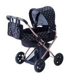 Teamson Kids - Olivia's Little World Pin Up Doll Classic Stroller with Removable Bassinet - Dolls