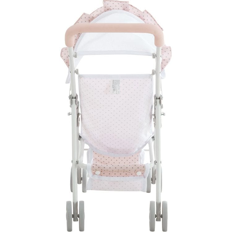 Teamson Kids - Olivia's Little World Polka Dot Princess Baby Doll 3 Piece Nursery Set - Pink - Dolls