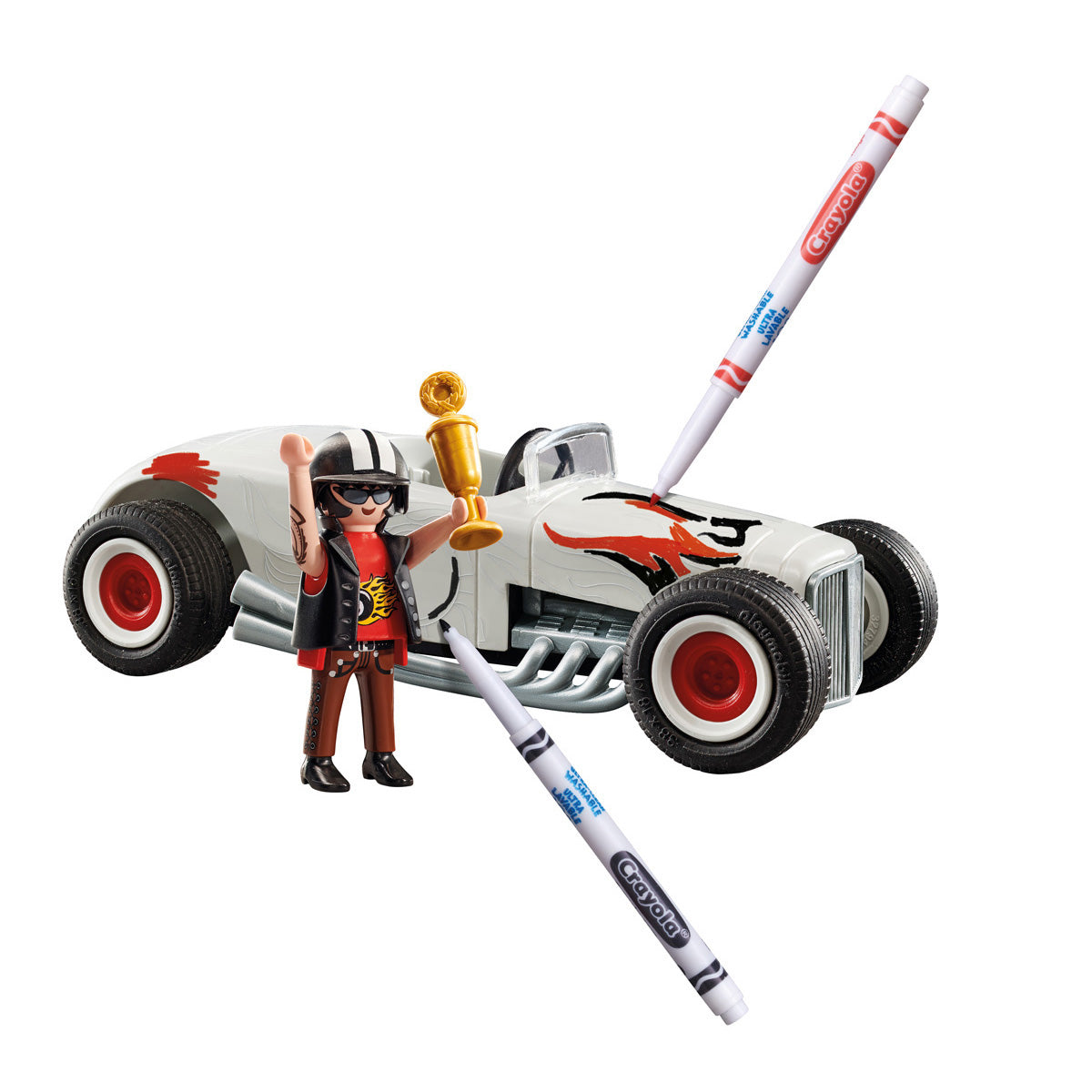 Playmobil - PLAYMOBIL Color: Hot Rod Playset - Preschool