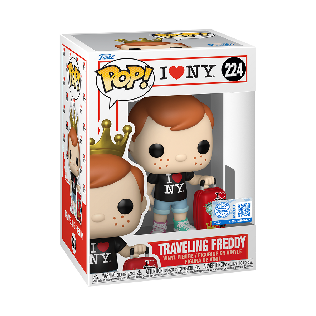 Funko - POP! Traveling Freddy! - I Heart NY (Exclusive) - World of Funko