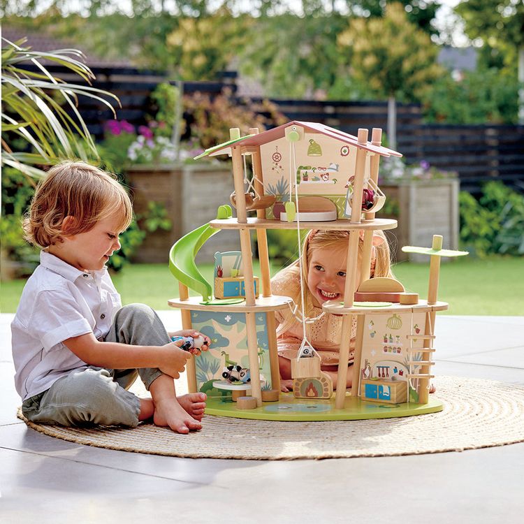 Hape - Pandas' Bamboo House - Preschool