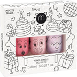 Nailmatic - Party Nail Polish 3 Pack for Kids - Trend Accessories