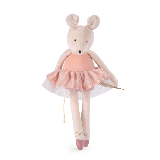 Moulin Roty - Pink Mouse Doll - The Little School of Dance - Plush