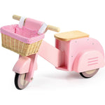 Tender Leaf Toys - Pink Scooter with Basket - Preschool