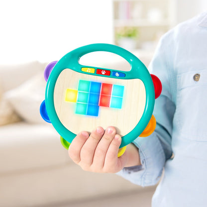 Hape - Pixel Beat Tambourine Toy - Preschool