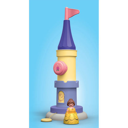 Playmobil - Playmobil Junior & Disney: Belle's Play Tower with Sound Playset - Preschool