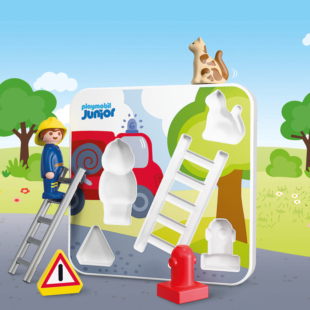 Playmobil - Playmobil Junior: Firefighter Puzzle - Preschool