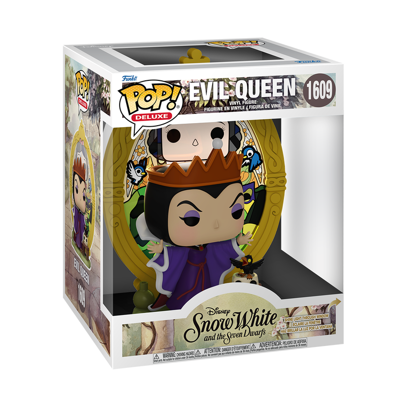 Funko - Pop! Deluxe Evil Queen (Snow White Stained Glass) - World of Funko
