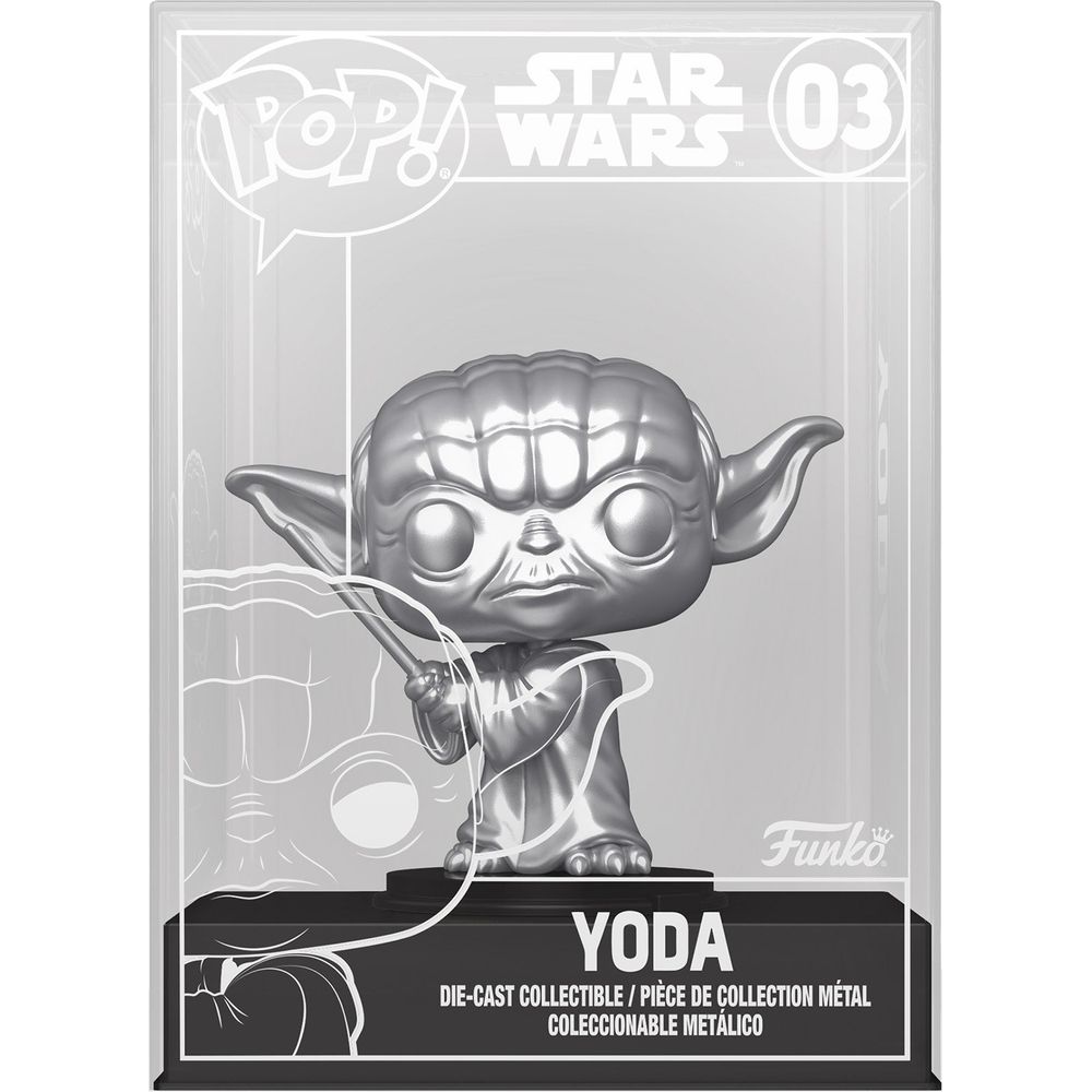 Funko - Pop! Die-Cast Yoda with Lightsaber - World of Funko