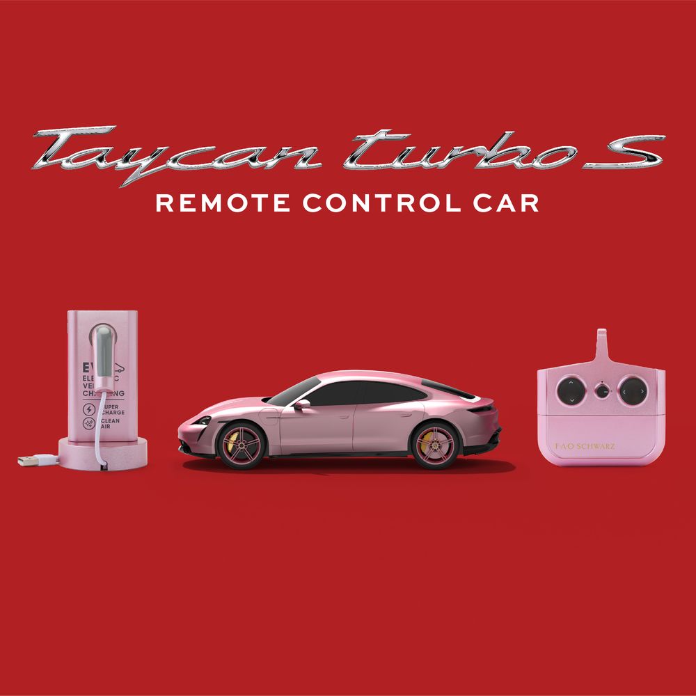 FAO Schwarz - Porsche Taycan Turbo S RC Car - Vehicles