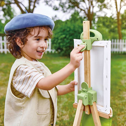 Hape - Portable Bamboo Easel - Creativity