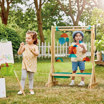 Hape - Portable Bamboo Easel - Creativity