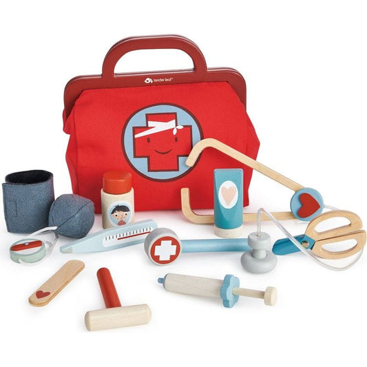 Tender Leaf Toys - Pretend Play Doctor’s Bag - Preschool