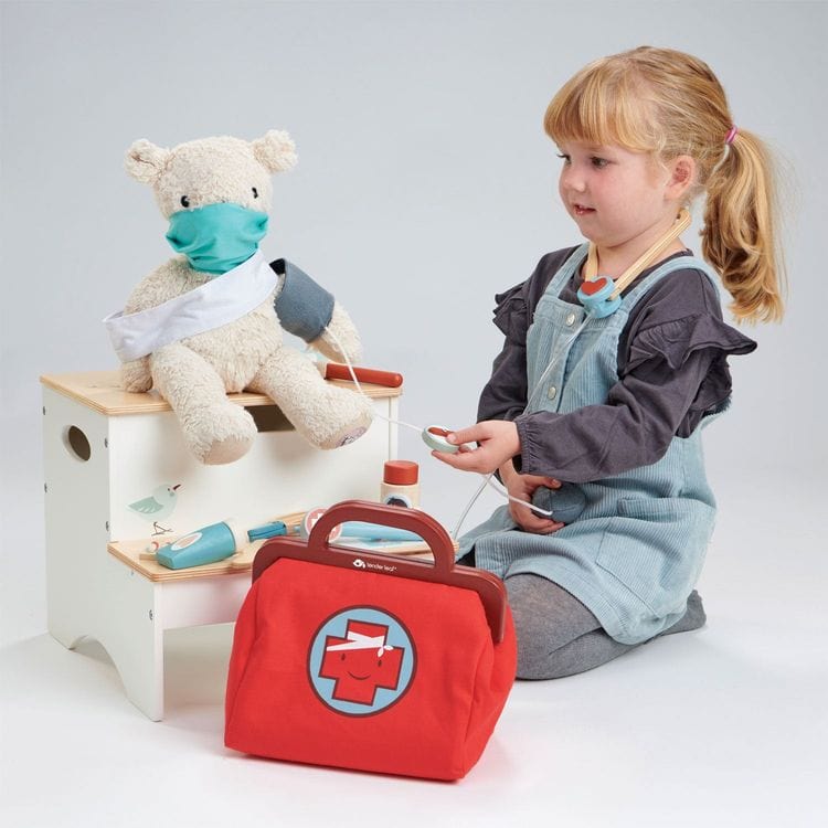 Tender Leaf Toys - Pretend Play Doctor’s Bag - Preschool