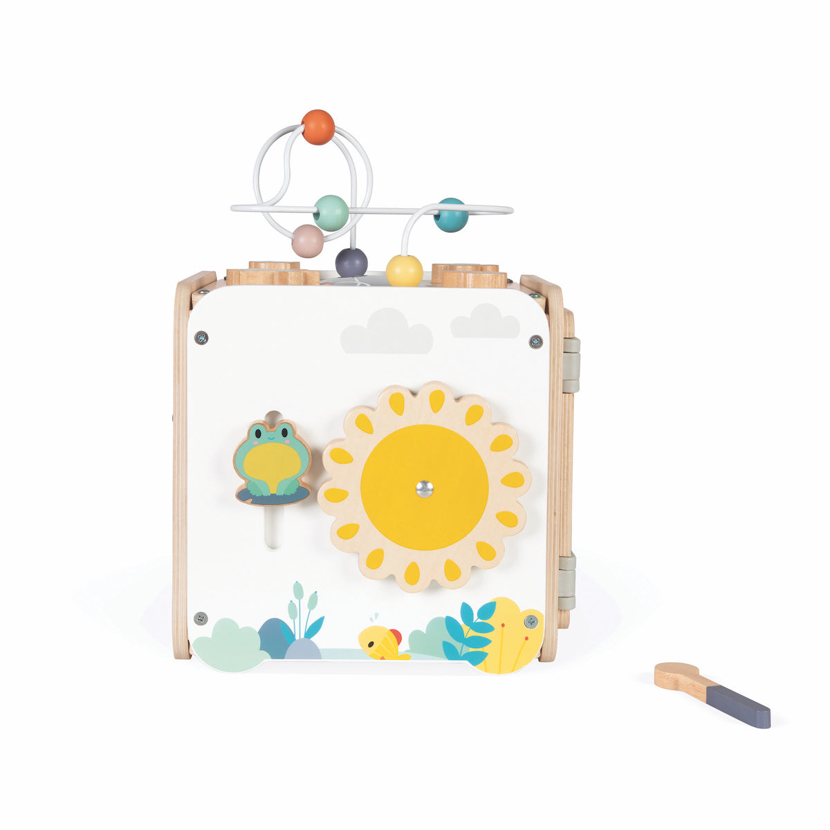Janod - Pure Large Multi-Activity Cube - Infants