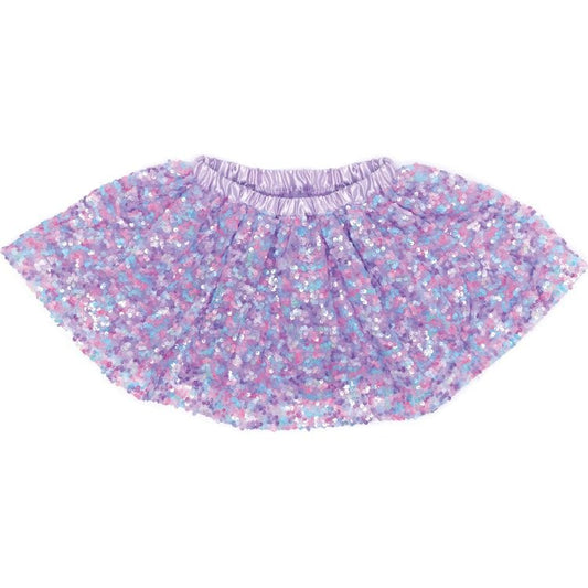 Great Pretenders - Purple Party Sequins Skirt - Size 4-6 Years - Dress up