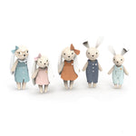 Speedy Monkey - Rabbit Family Doll Set - Dolls