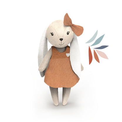 Speedy Monkey - Rabbit Family Doll Set - Dolls