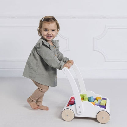 Le Toy Van - Rainbow Baby Walker & Puzzle - 45 Blocks - Infants