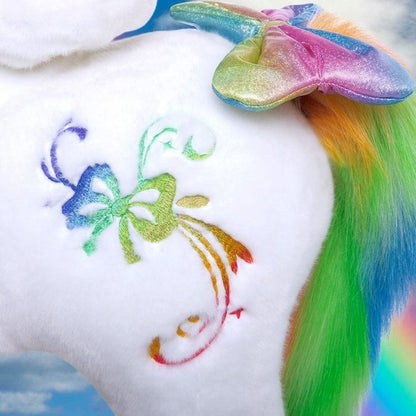 PonyCycle, Inc. - Rainbow Model X Ride-On Unicorn - 3-4 Years - Preschool