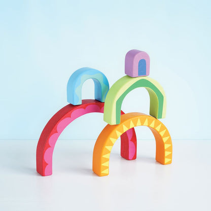 Le Toy Van - Rainbow Tunnel Toy - Preschool