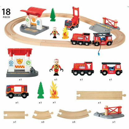 Brio - Rescue Firefighter Set - Preschool