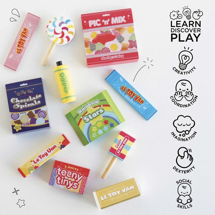 Le Toy Van - Retro Sweets and Candy Roleplay Set - Preschool