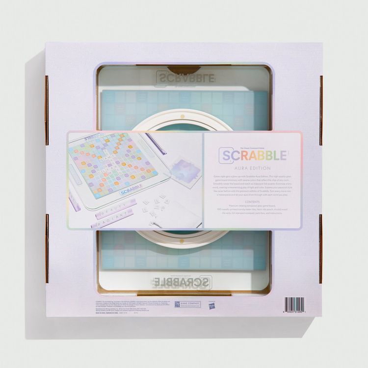 WS Game Company - Scrabble Aura Glass Edition - Games