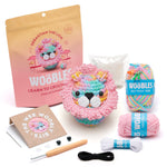 The Woobles - Sebastian the Lion – Pastel Learn to Crochet Kit - Creativity