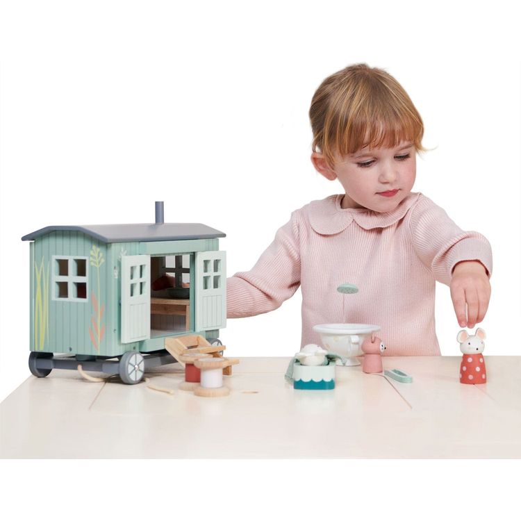 Tender Leaf Toys - Secret Meadow Shepherd's Hut - Preschool