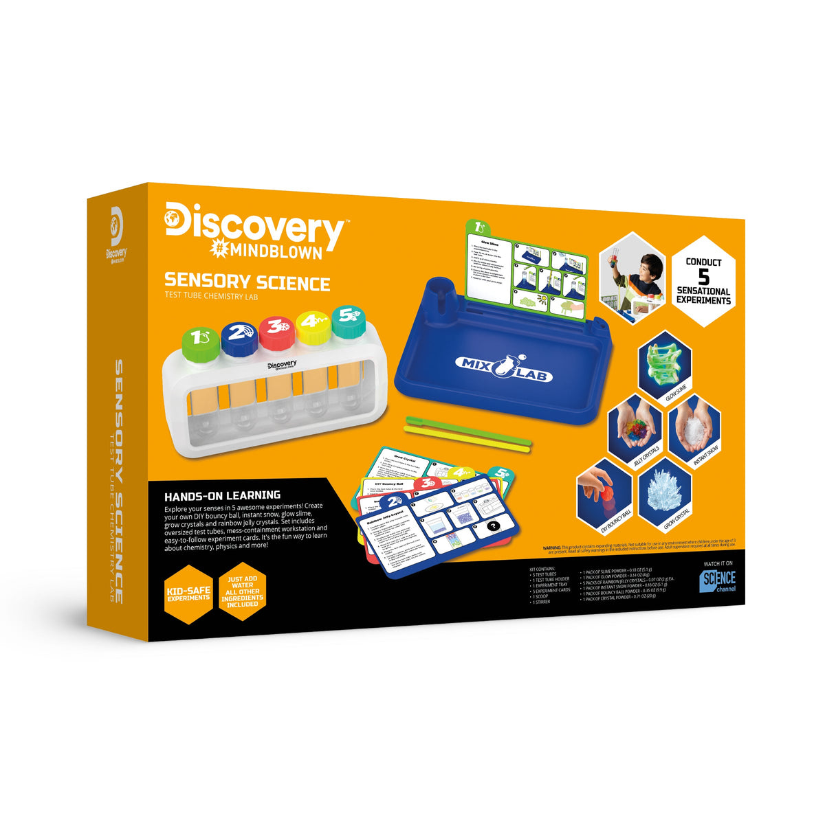 Discovery - Sensory Science Test Tube Chemistry Lab - STEM
