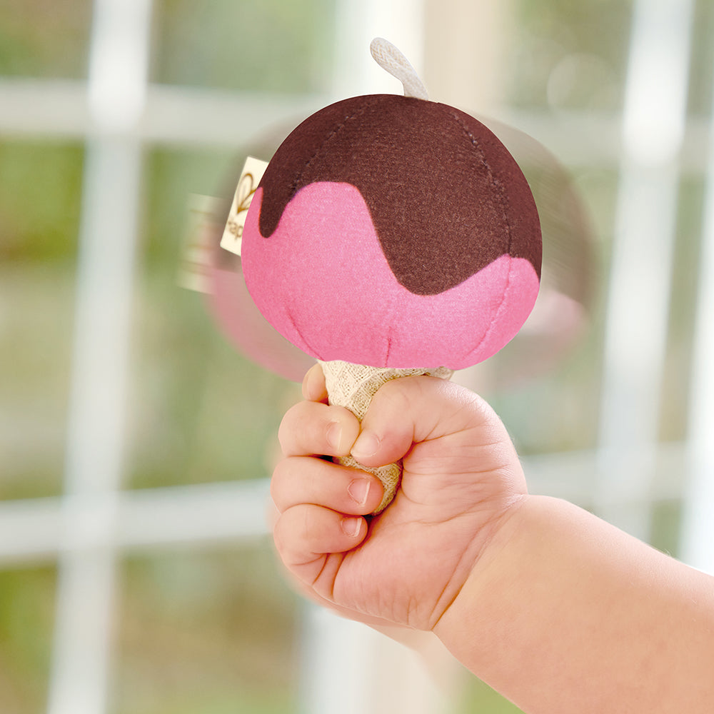 Hape - Sensory Scoop Ice Cream Truck Activity Cube - Infants