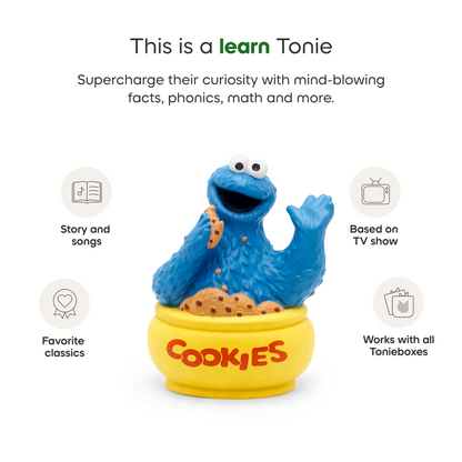 Tonies - Sesame Street: Cookie Monster Tonie - Electronics