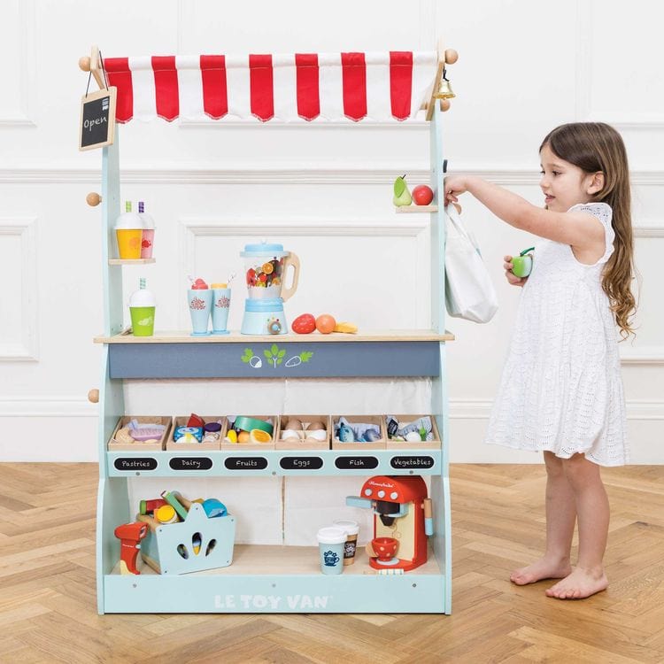 Le Toy Van - Shop & Café Market Stand - Preschool