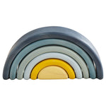 Wonder & Wise - Simply Semicircles Wood Stacker Toy - Infants