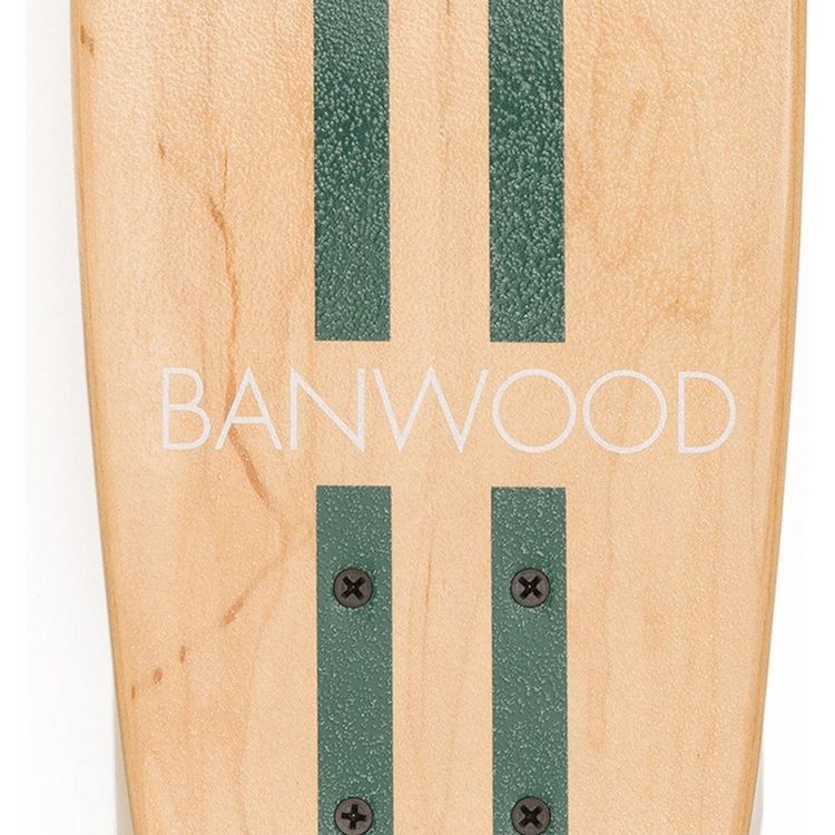 Banwood - Skateboard - Green Stripe - Outdoor