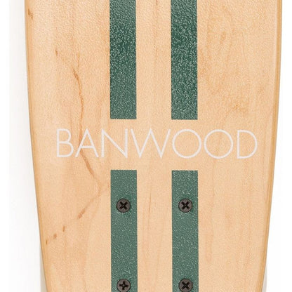 Banwood - Skateboard - Green Stripe - Outdoor