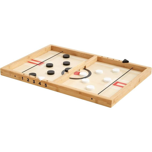 Wonder & Wise - Sling-A-Ling Wooden Table Hockey Game - Preschool